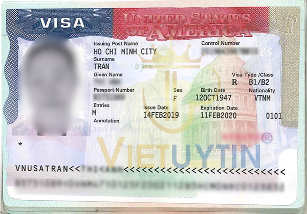 Visa thăm thân Mỹ của cô Lý