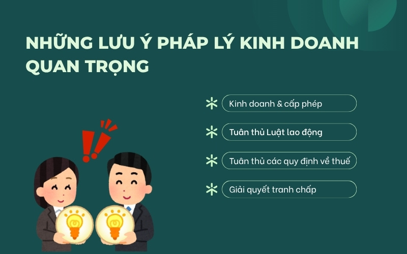 Lưu ý pháp lý doanh nghiệp là gì