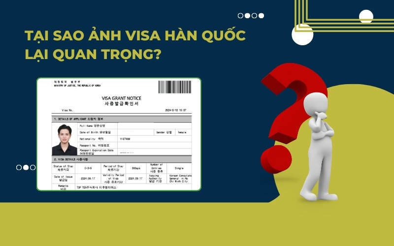 Ảnh visa Hàn Quốc quan trọng