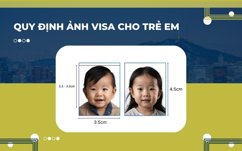 Ảnh visa Hàn Quốc cho trẻ em