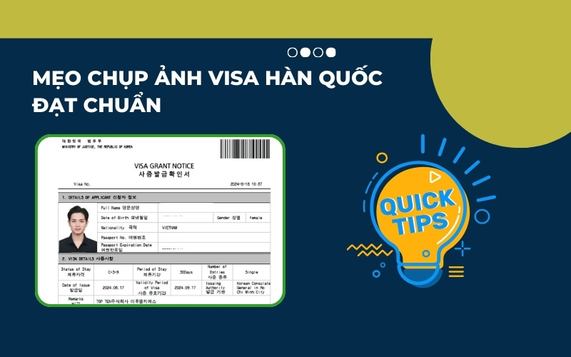 Mẹo chụp ảnh visa Hàn Quốc