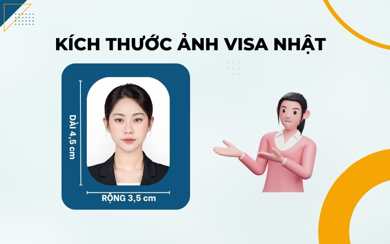 Kịch thước ảnh visa Nhật