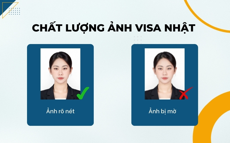 Chất lượng ảnh visa Nhật
