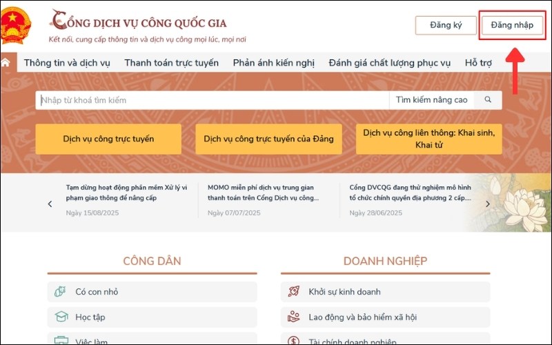 Web báo cáo tình hình sử dụng lao động