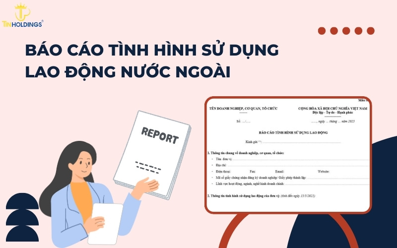 Báo cáo tình hình sử dụng lao động nước ngoài