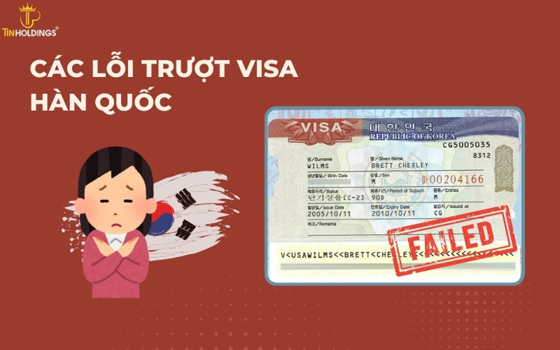 Các lỗi trượt visa Hàn Quốc