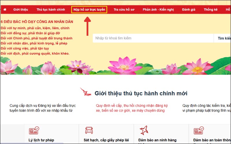 Nộp hồ sơ công văn nhập cảnh