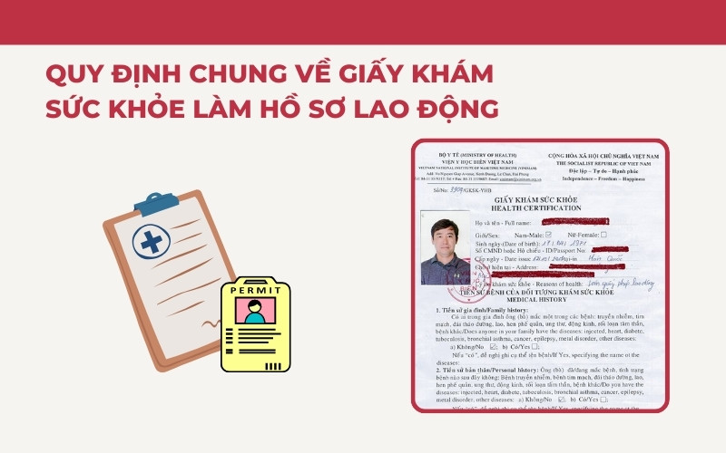 Quy định về giấy khám sức khỏe