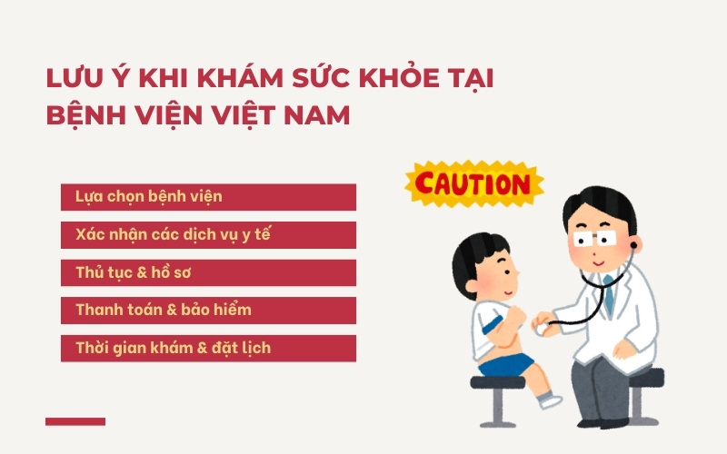 Lưu ý khám sức khỏe