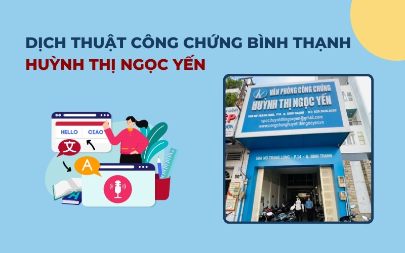 Dịch thuật công chứng Huỳnh Thị Ngọc yến