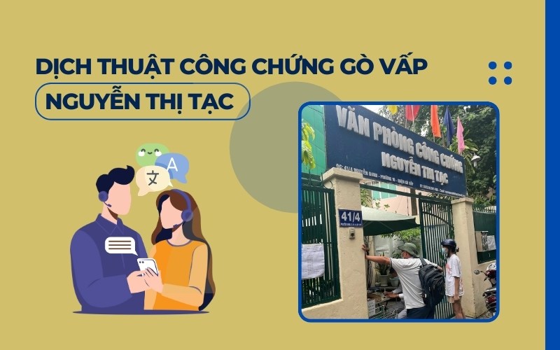 Dịch thuật công chứng Nguyễn Thị Tạc