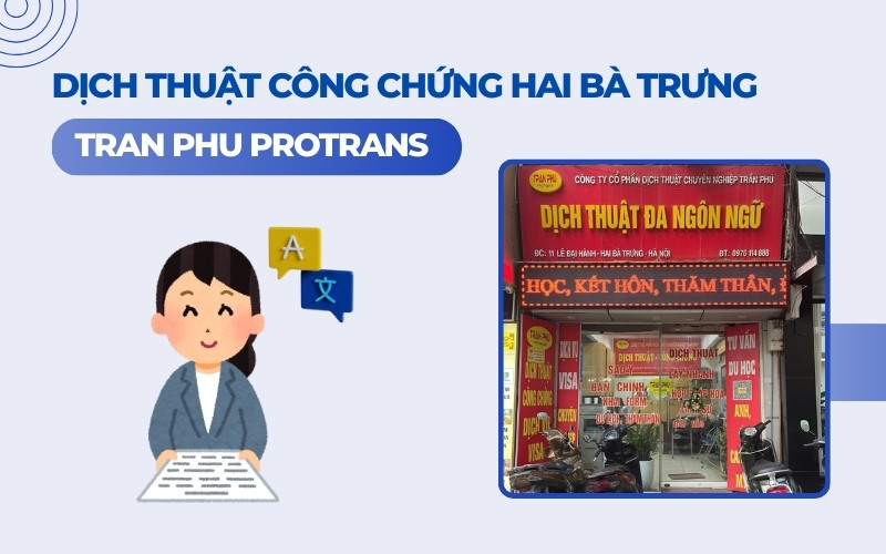Dịch thuật công chứng Tran Phu Protrans
