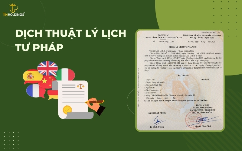 Dịch thuật lý lịch tư pháp