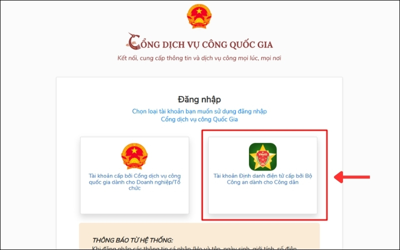 Đăng nhập tài khoản