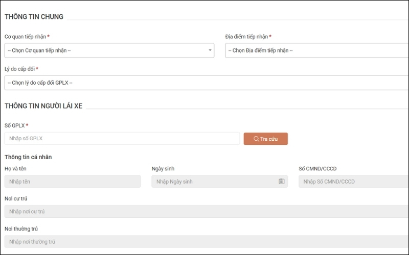 Khai báo đổi giấy phép lái xe cho người nước ngoài