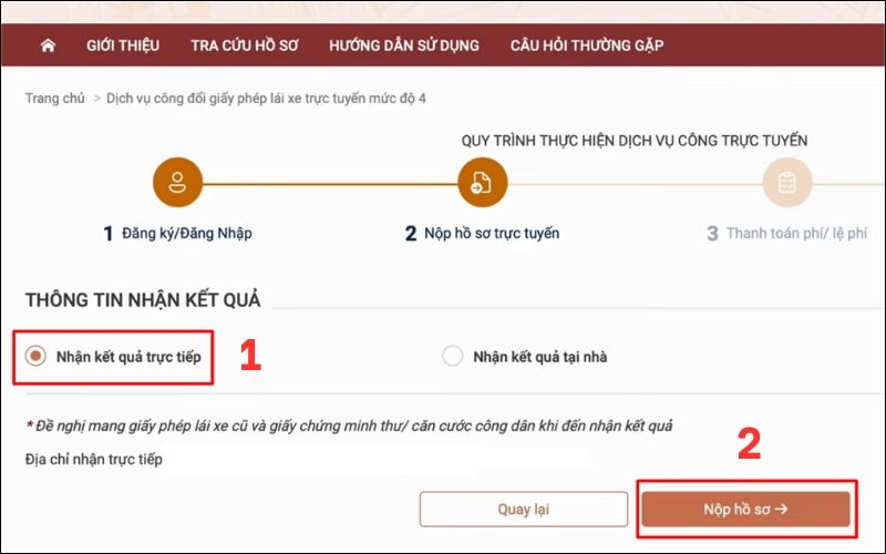 Nộp đổi giấy phép lái xe cho người nước ngoài