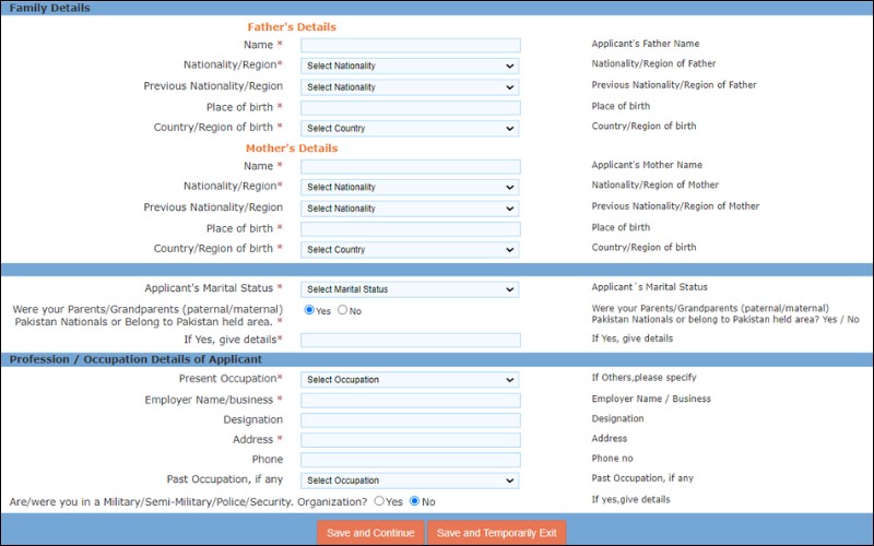 Thông tin gia đình