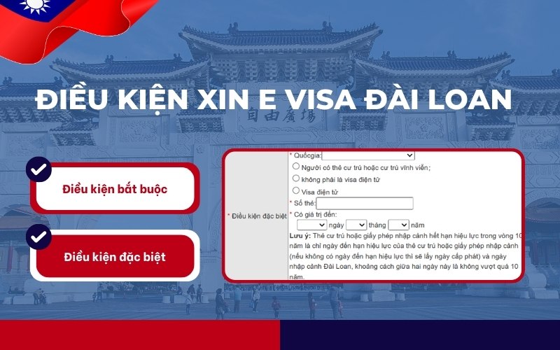 Điều kiện xin E visa Đài Loan