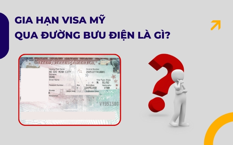 Gia hạn visa Mỹ qua đường bưu điện