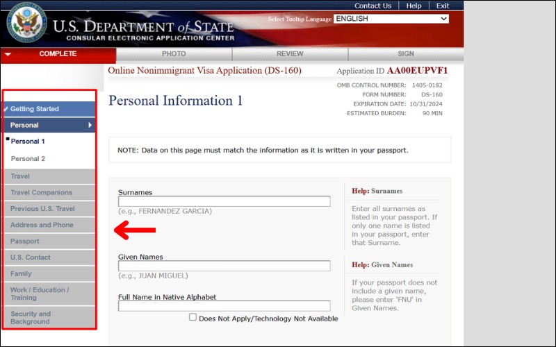 Trả lời câu hỏi gia hạn visa Mỹ