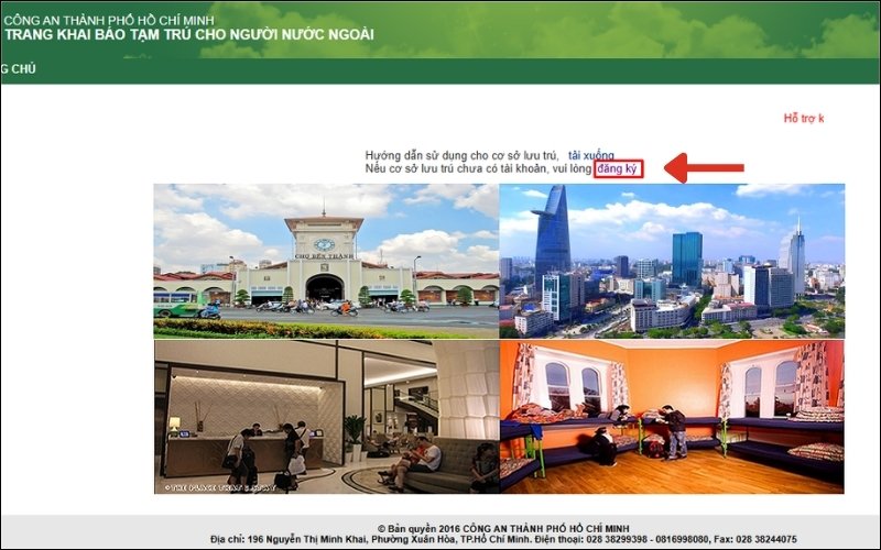 Đăng ký khai báo tạm trú cho người nước ngoài