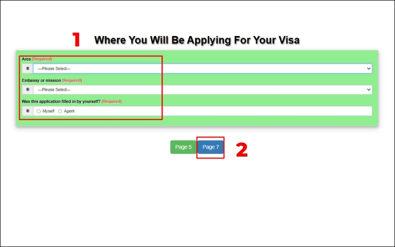 Nơi khai form visa Đài Loan