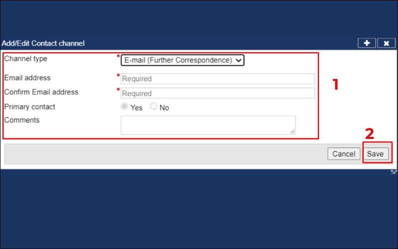 Nhập email khám sức khỏe visa Úc