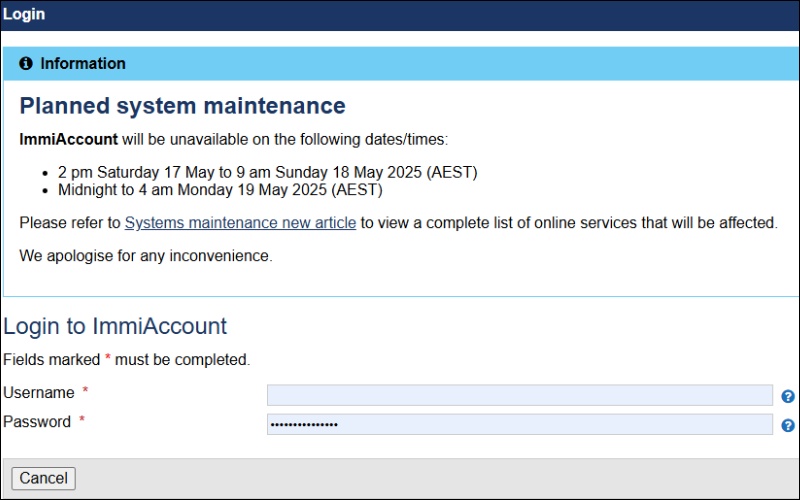 Truy cập khám sức khỏe visa Úc