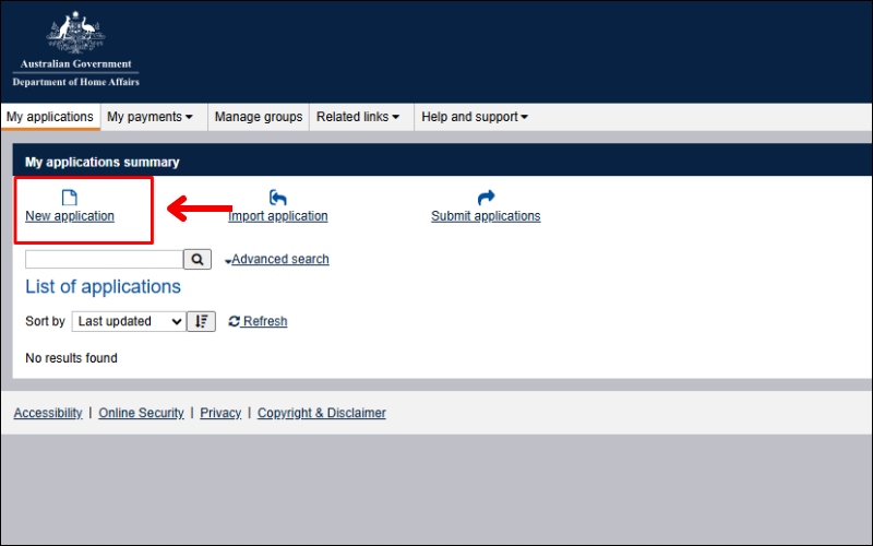 Tạo đơn khám sức khỏe visa Úc