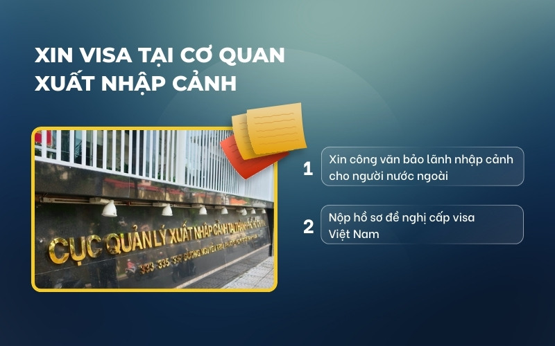 Xin visa trực tiếp
