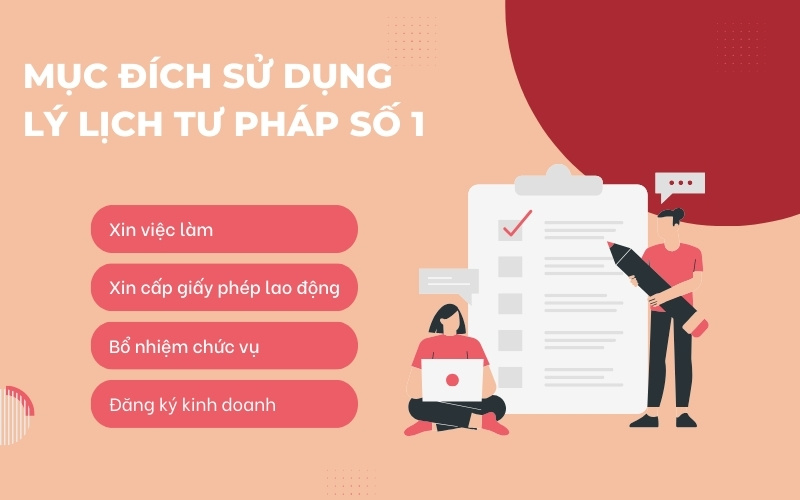 Mục đích lý lịch tư pháp số 1