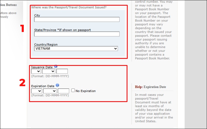 Thông tin hộ chiếu