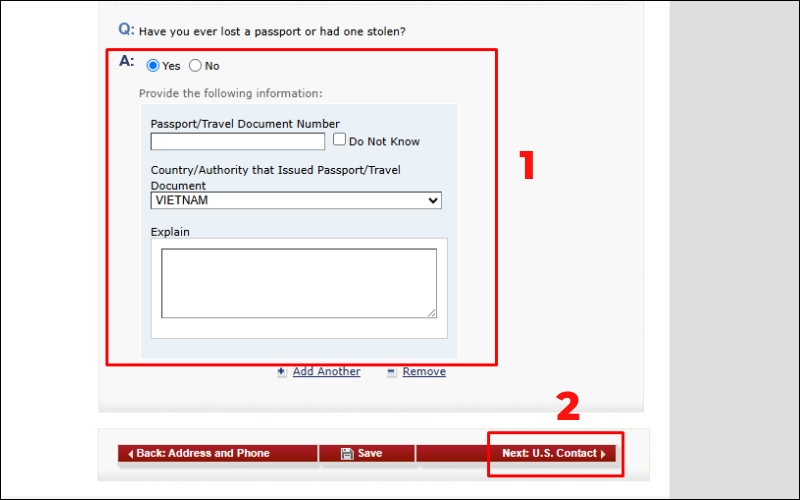 Câu hỏi hộ chiếu