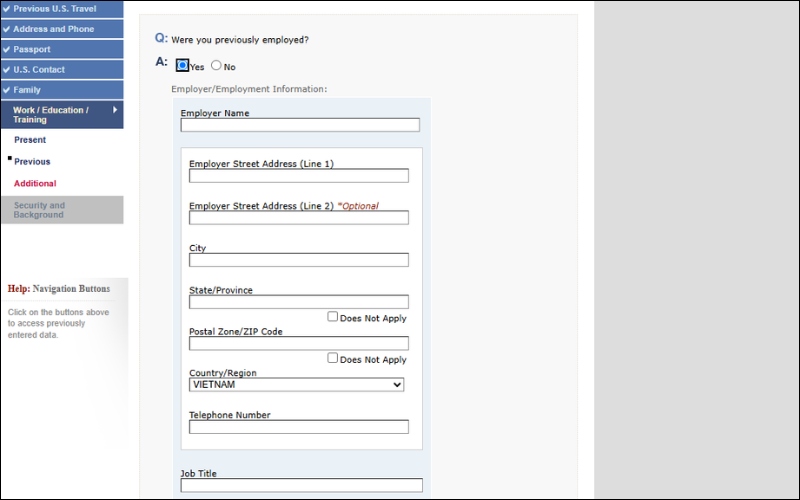 Trả lời câu hỏi công việc