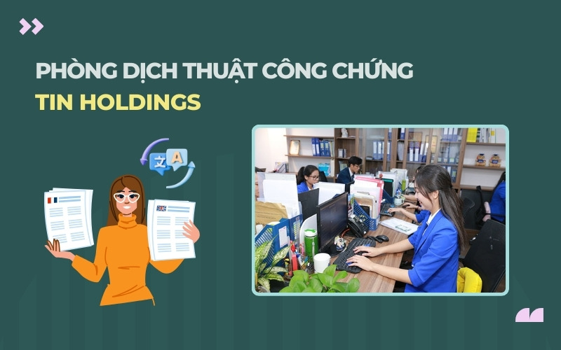 Phòng dịch thuật công chứng TIN Holdings