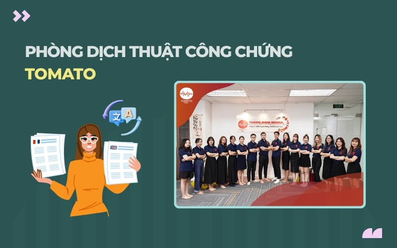 Phòng dịch thuật công chứng Tomato