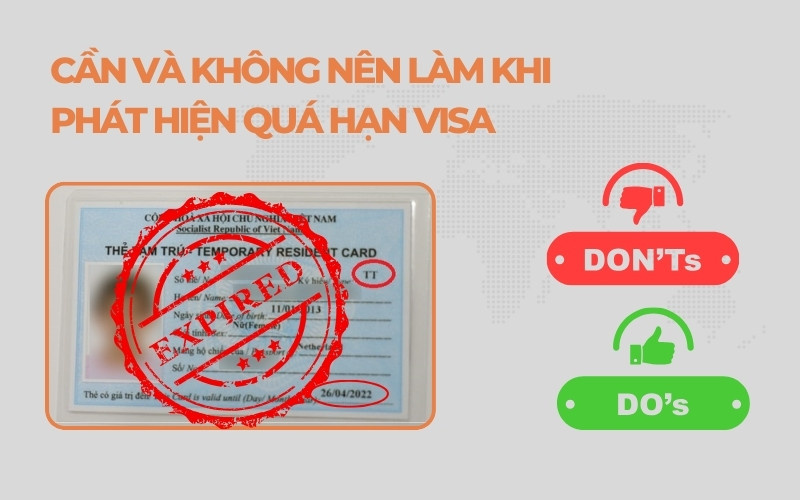 Làm gì khi quá hạn visa ở Việt Nam