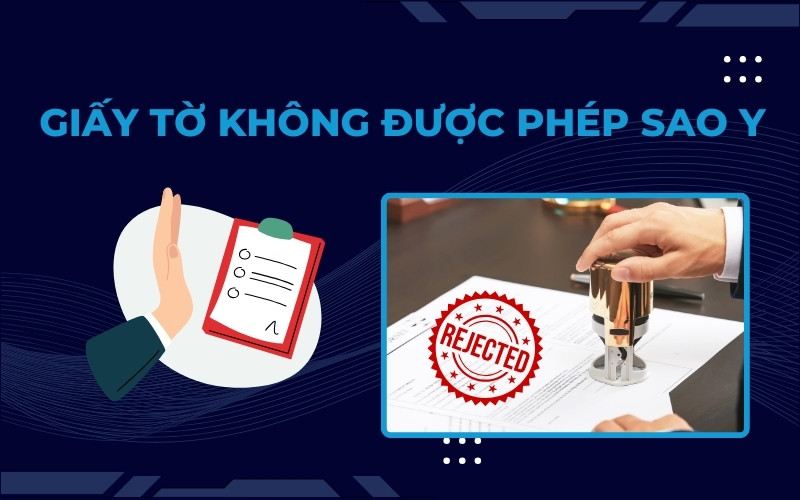 Giấy tờ không được sao y