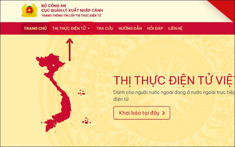 Chọn thị thực điện tử