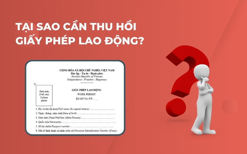 Cần thu hồi giấy phép lao động