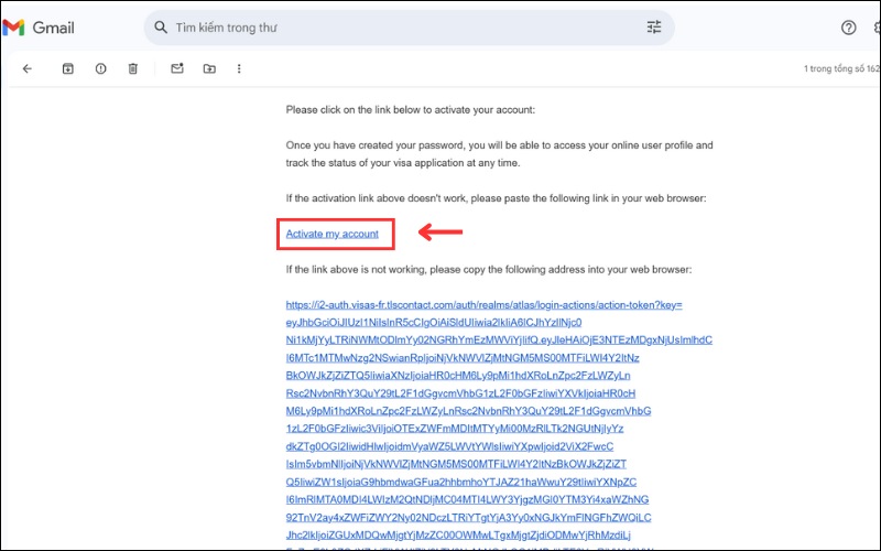 Kích hoạt tài khoản