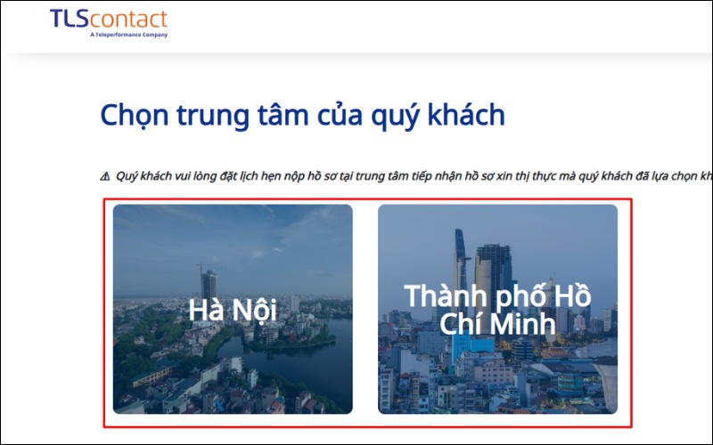 Truy cập TLSContact