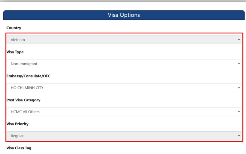 Chọn visa du lịch Mỹ