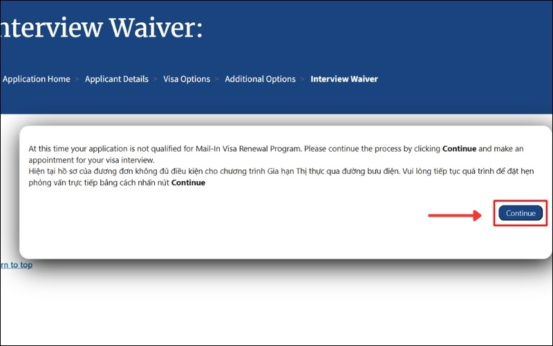 Đặt hẹn visa du lịch Mỹ