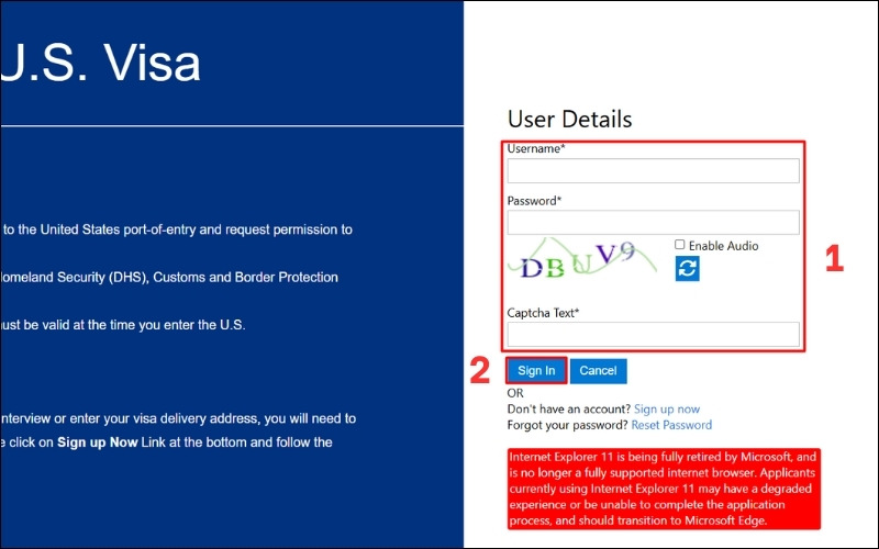 Truy cập visa du lich Mỹ
