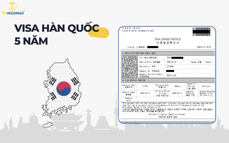 Visa Hàn Quốc 5 năm