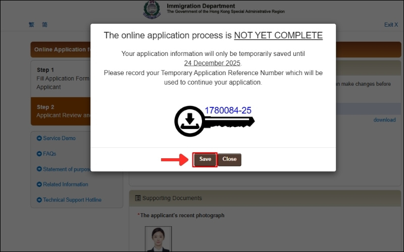 Nhập mã tham chiếu