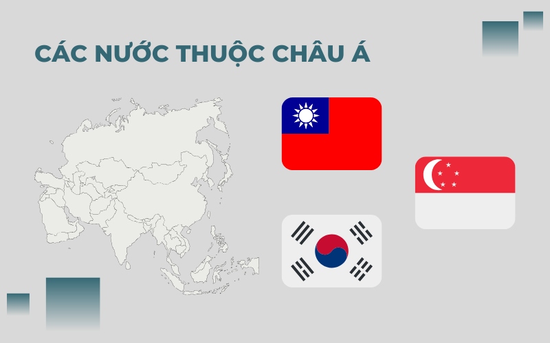 Visa Mỹ đi được những nước nào Châu Á