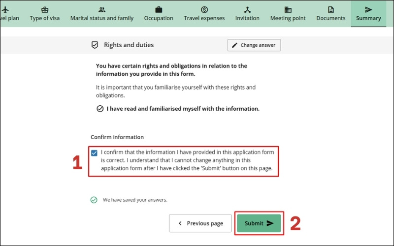 Kiểm tra hồ sơ visa Na Uy