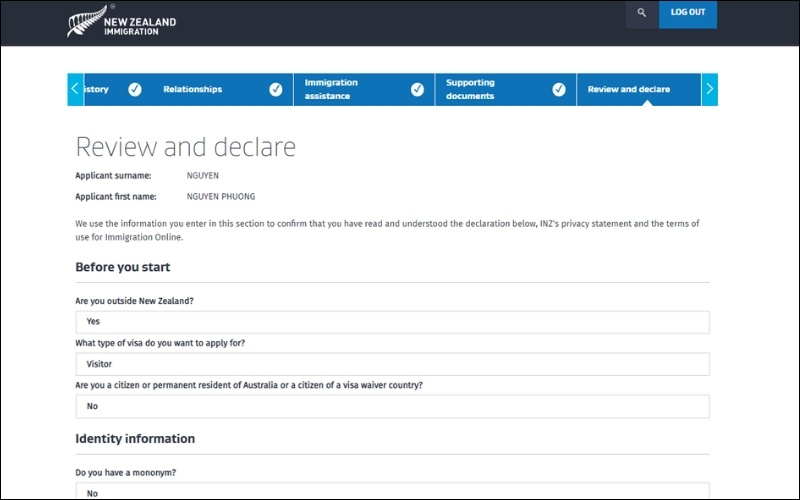 Kiểm tra thông tin visa New Zealand